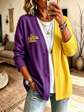 Women'S University Football Fan Cardigan