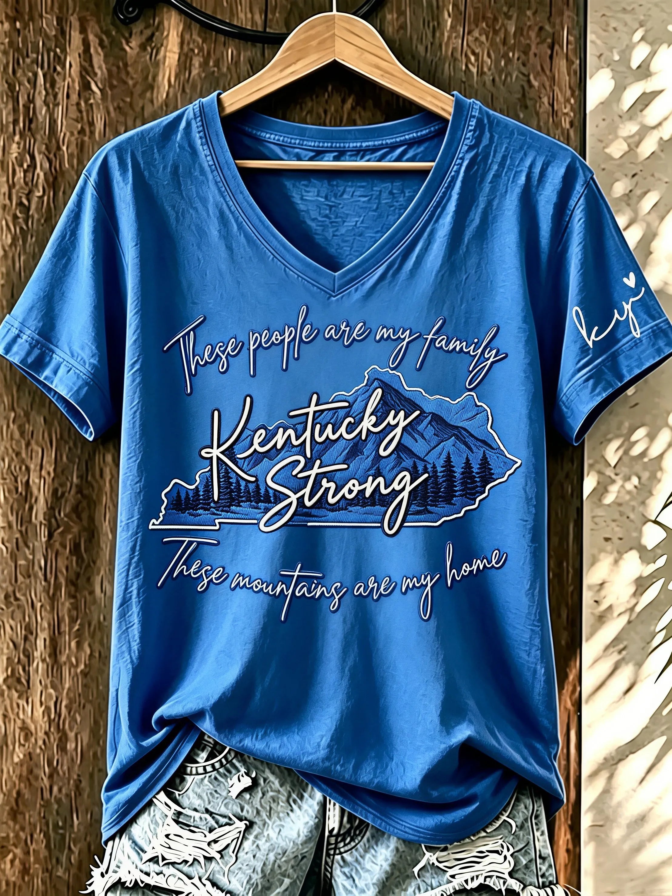 Women's Pray For Kentucky Support Printed T-Shirt