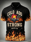 Men'S Colorado Strong Print Short Sleeve T-Shirt