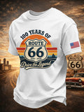 Men's Route 66 Centennial Mother Road Print T-shirt