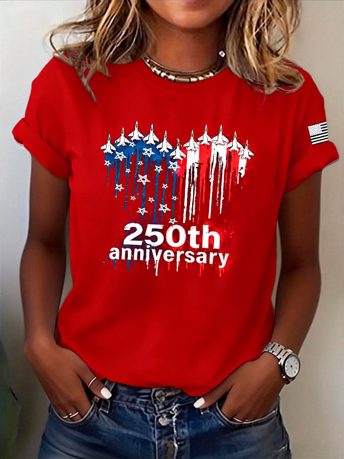 Women's 250th Anniversary Printed T-Shirt