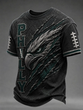Men's Football Gameday Gift For Football Fans Casual Tee