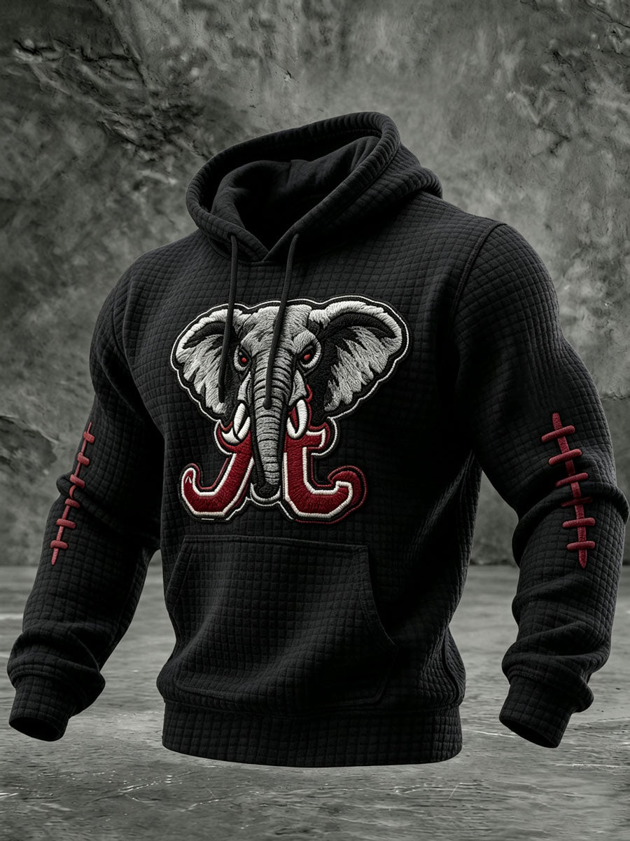 Men's Football Printed Casual Hoodie