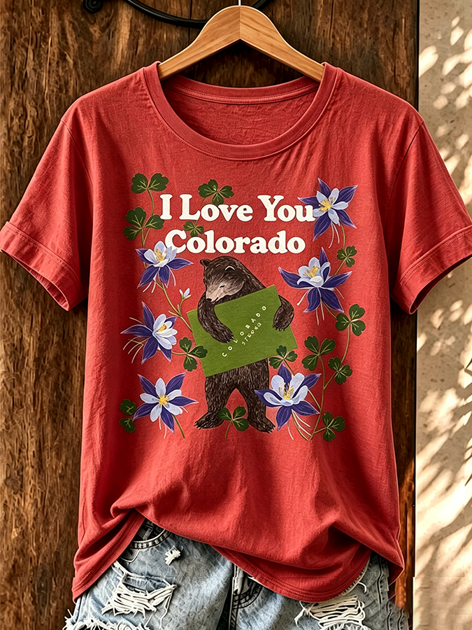 Women's Casual Colorado T-shirt