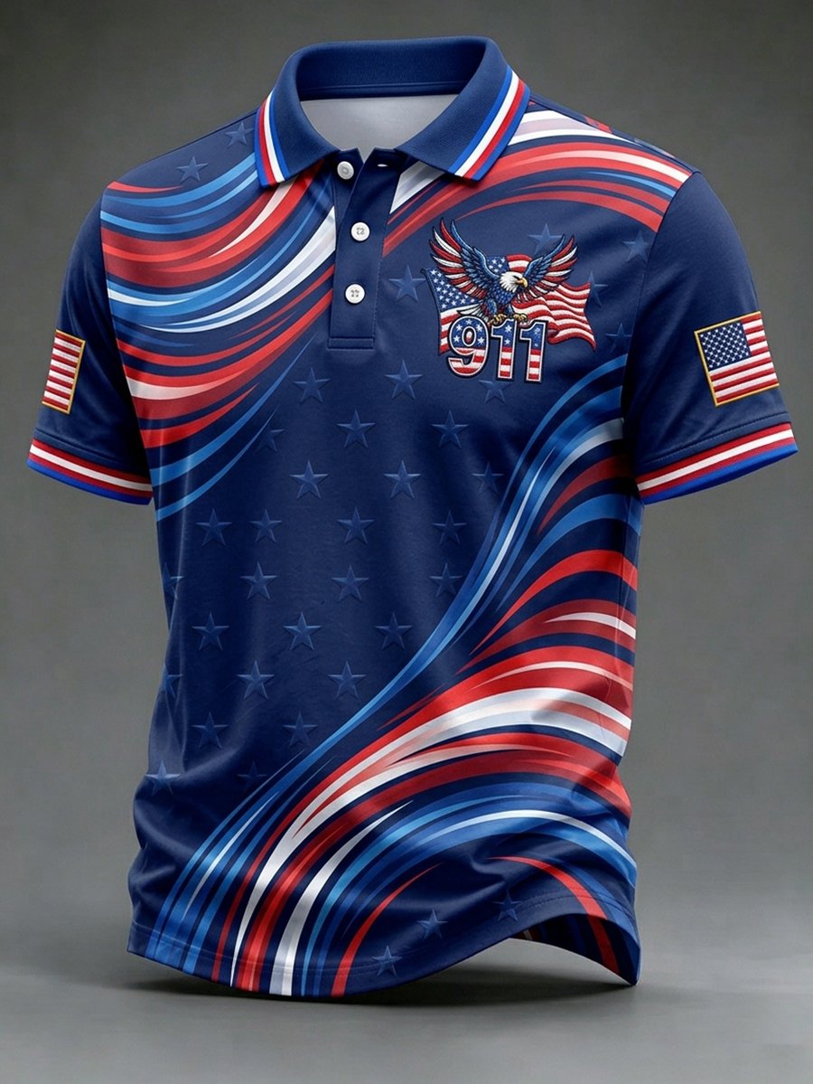 Men's 911 Memorial Short-Sleeve Polo Shirt