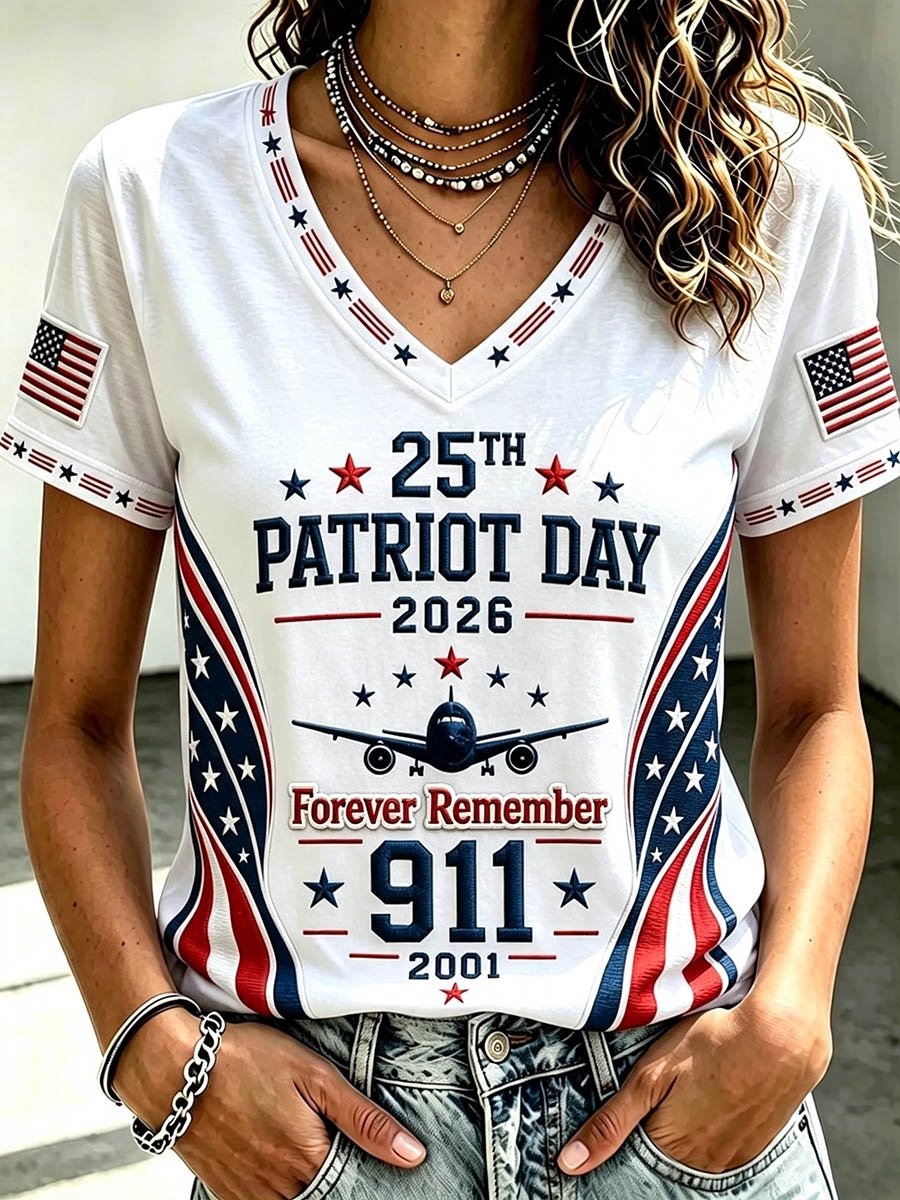 Women's US 9/11 Patriot Day T-Shirt