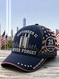 9.11 Never Forget Commemorative Printed Hat