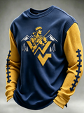 Men'S Football Printed Waffle T-Shirt