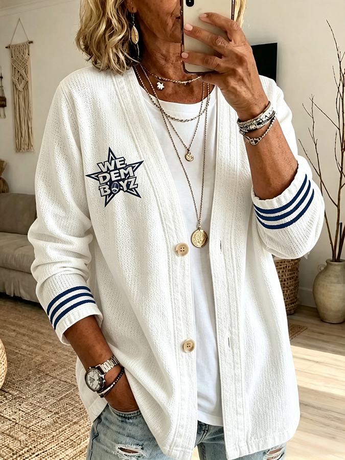 Women'S Football Fan Cardigan