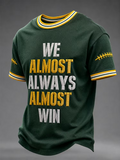 Men'S Football Fan Printed T-Shirt