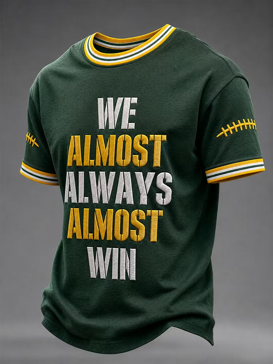 Men'S Football Fan Printed T-Shirt