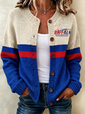 Ladies' Casual Football Fan Casual Cardigan