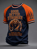 Men'S Football Fans Printed Short Sleeve T-Shirt