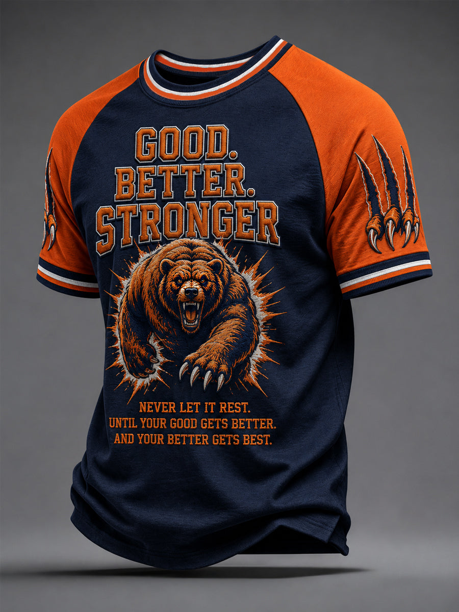 Men'S Football Fans Printed Short Sleeve T-Shirt