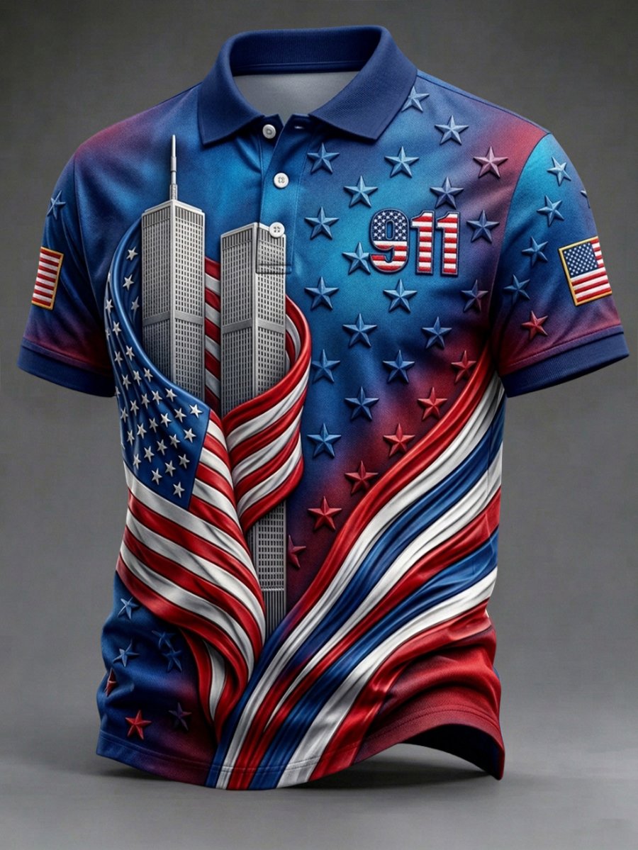 Men's 911 Memorial Short-Sleeve Polo Shirt