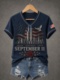 Women's Printed T-Shirt in Memory of 9/11 Victims