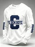 Men'S Retro Football Waffle T-Shirt
