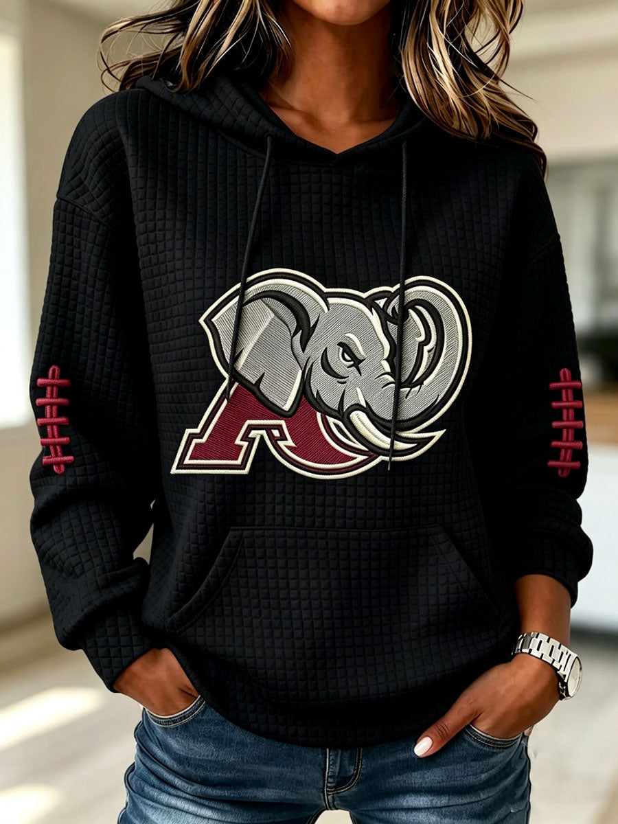 Women's Football Print Sweatshirt