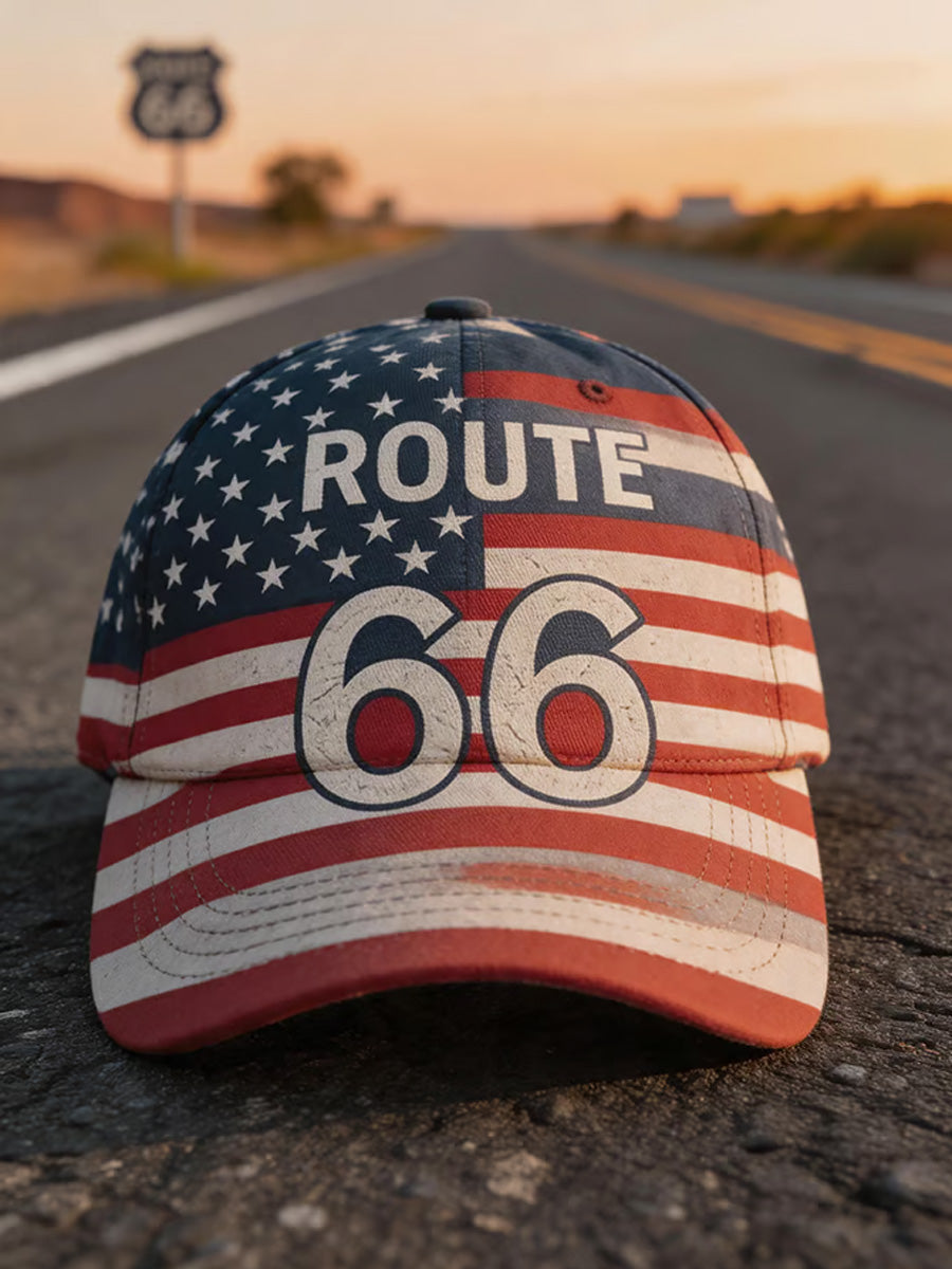 Unisex Route 66 Centennial Casual Hat