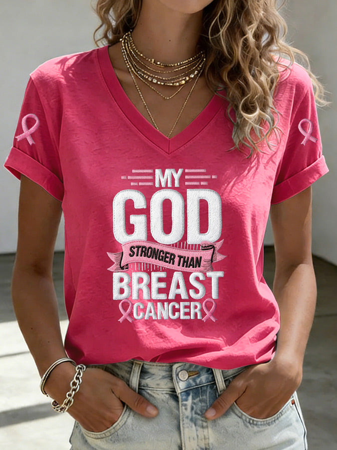 Women'S Pink Art Casual T-Shirt