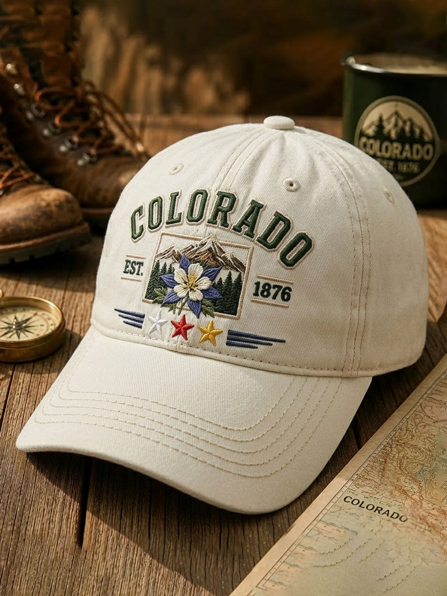 Unisex Colorado Casual Baseball Cap