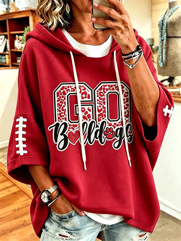 Women'S Football Sports Casual Hoodie