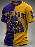Men's Football Fan Waffle T-Shirt