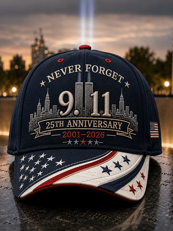 Unisex 9.11 Never Forget Printed Hat