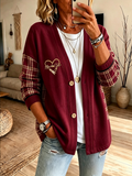 Women'S University Football Fan Cardigan