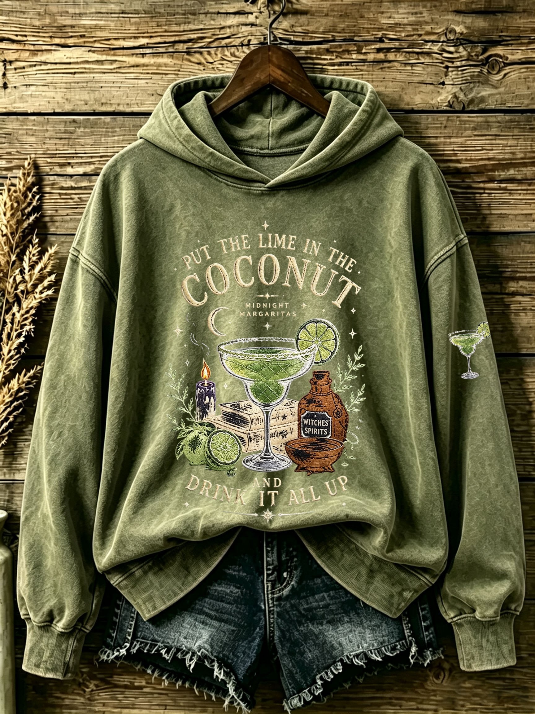 Women's Midnight Margaritas Print Sweatshirt