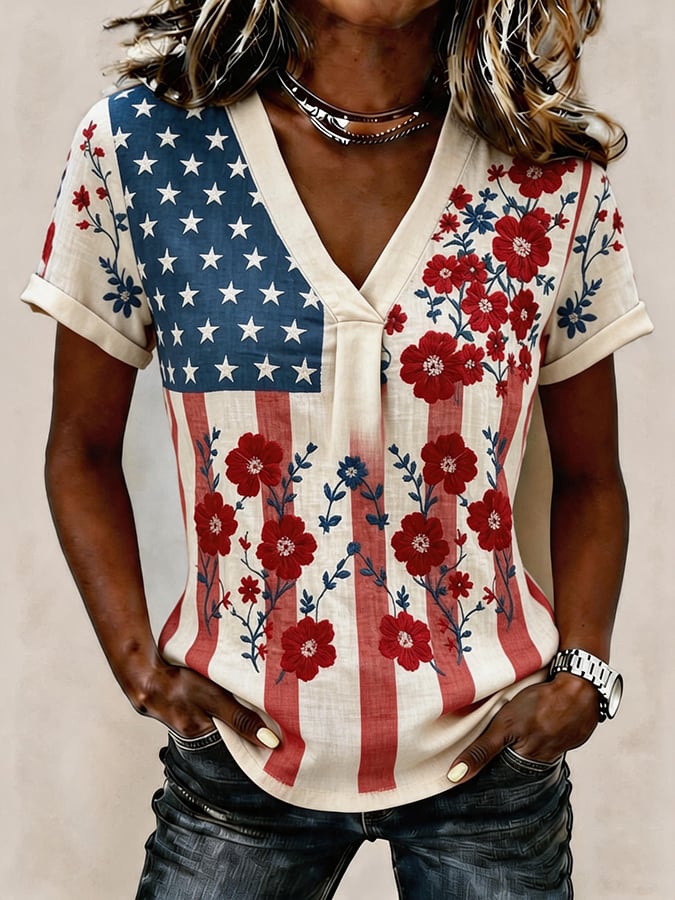 Women'S 250th Anniversary Of The United States Art Print T-Shirt