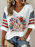 Women's 250th Anniversary Freedom Flower Art  Print   Vest