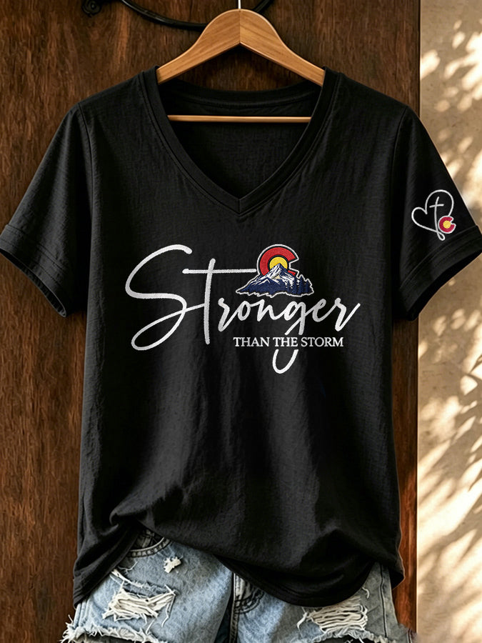 Women'S Casual Colorado Strong T-Shirt