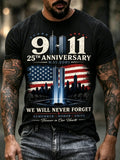 Men's 9.11 Never Forget Printed T-shirt