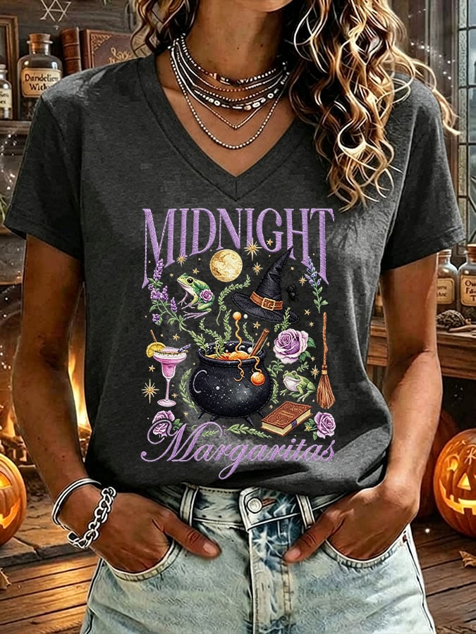 Women's Midnight Margaritas Print T-shirt