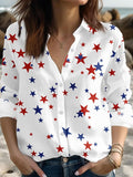 Women's America 250th Anniversary Cotton Linen Shirt
