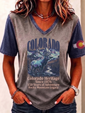 Women's Casual Colorado Strong T-shirt