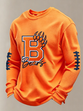 Men'S Football Printed Waffle T-Shirt