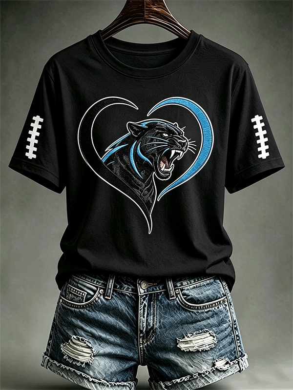 Women'S Football Sports Casual Printed T-Shirt