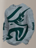 Men'S Football Printed Waffle T-Shirt