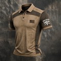 Men's Buffalo Soldier Summer Short-Sleeve Polo Shirt