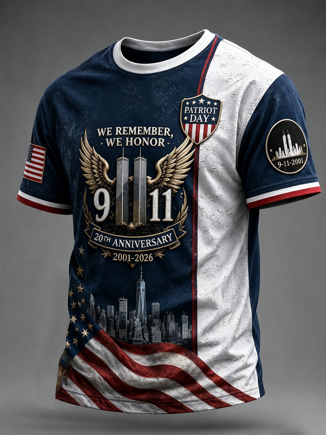 Men's 911 Memorial Graphic Short-Sleeve T-Shirt