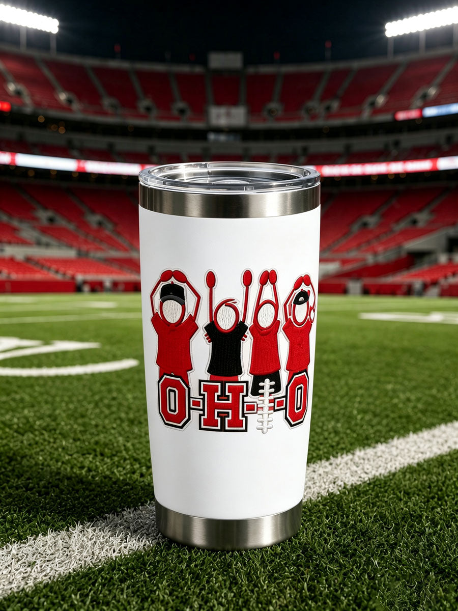 Football Fan Stainless Steel Insulated Cup
