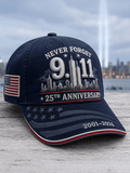 Unisex Retro 9.11 Never Forget Commemorative Printed Hat