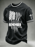 Men's 9.11 We Will Always Remember Printed T-Shirt