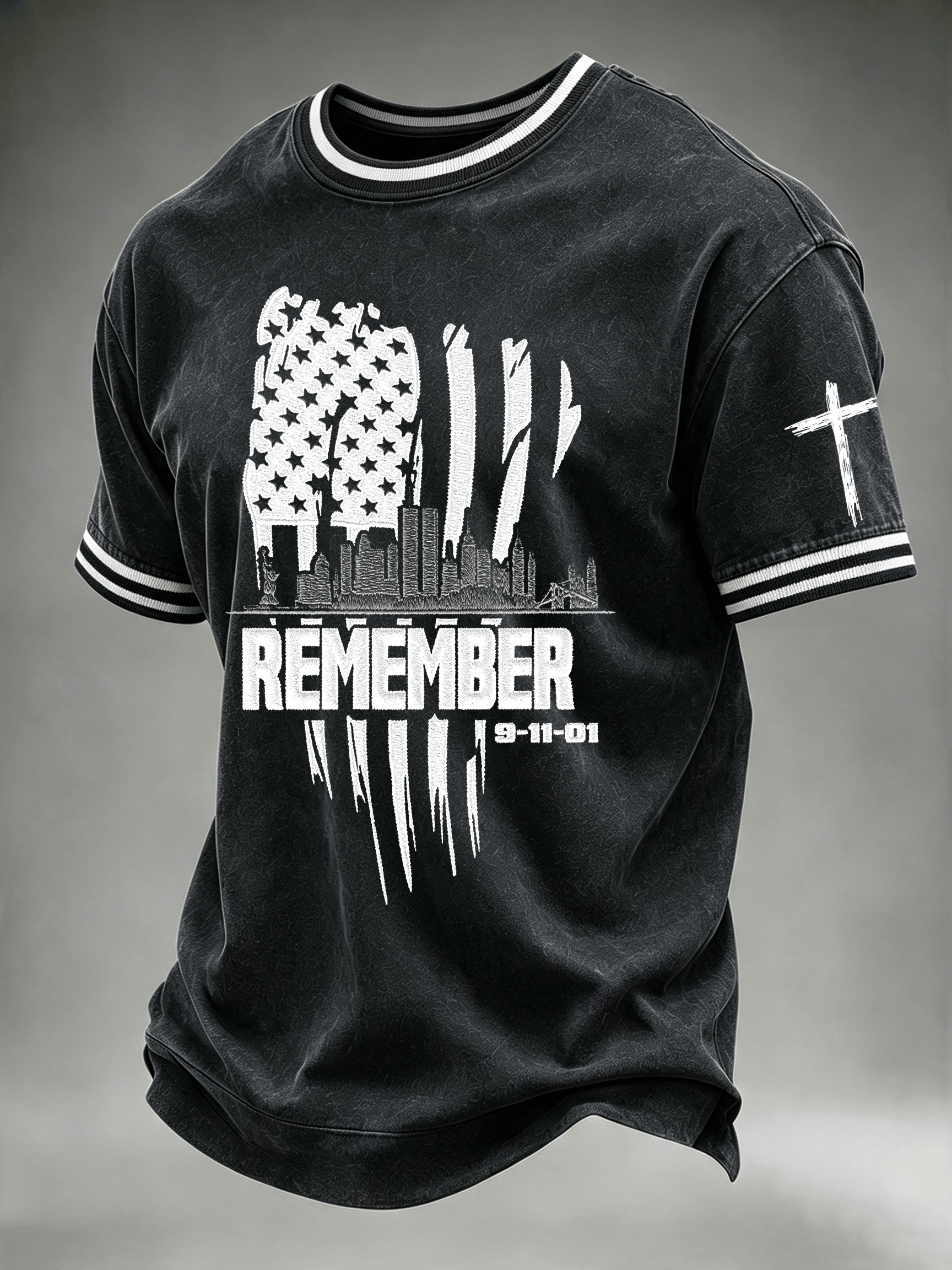 Men's 9.11 We Will Always Remember Printed T-Shirt