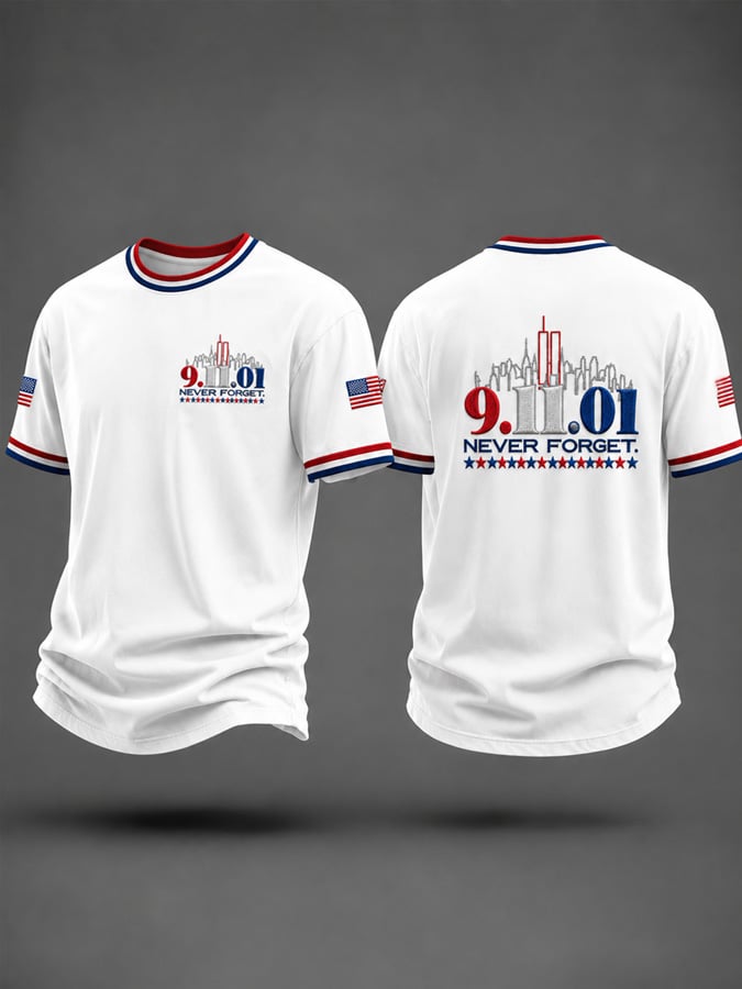 Men's 9.11 Never Forget Printed T-shirt