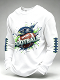 Men'S Retro Football Waffle T-Shirt