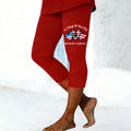 Women's Red Friday Art Print Leggings