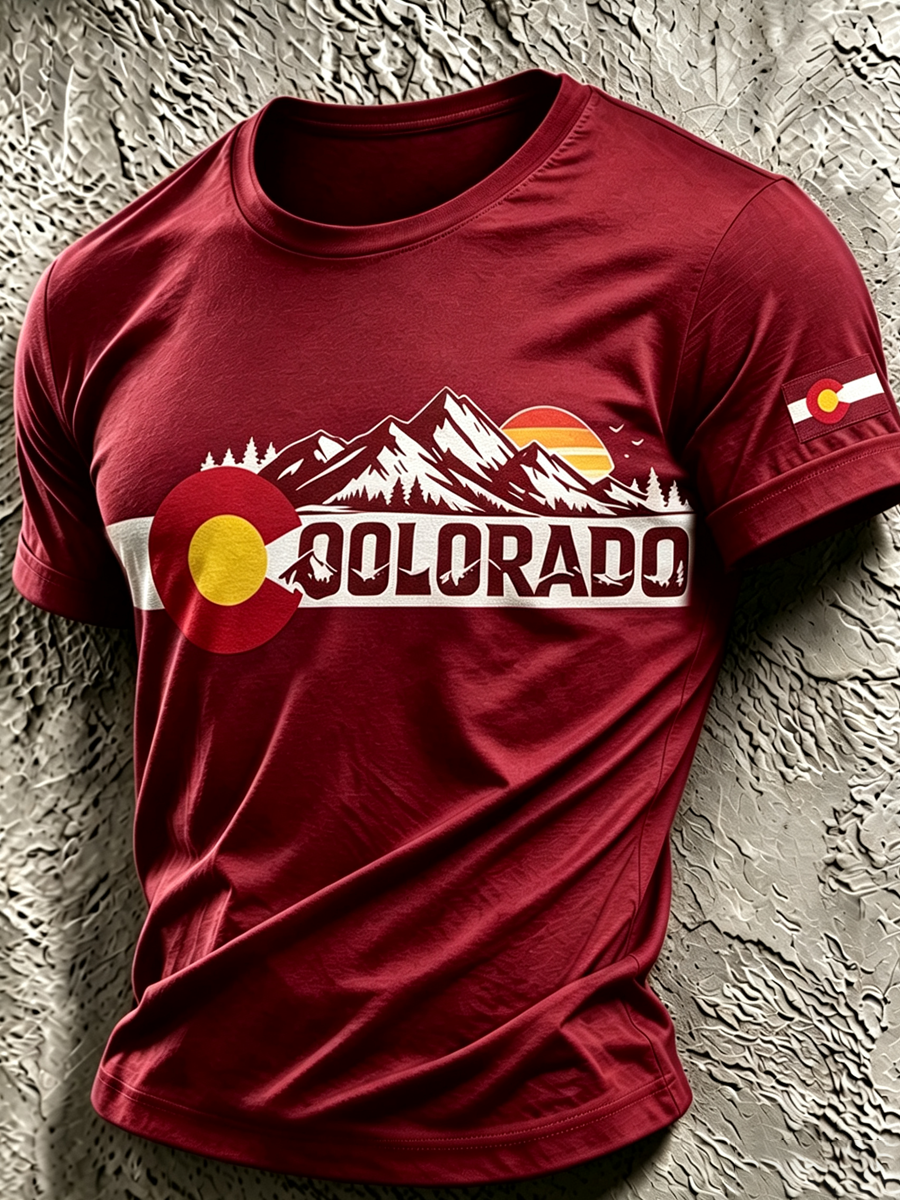 Men's Colorado Strong Printed Commemorative T-Shirt